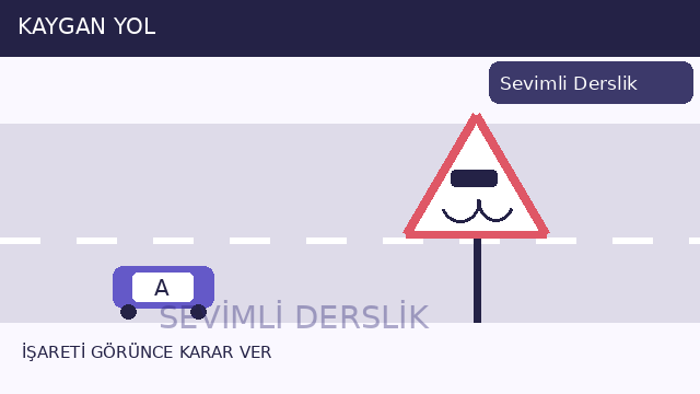 Kaygan yol uyarısı sorusunun görseli
