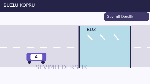 Köprüde buzlanma sorusunun görseli