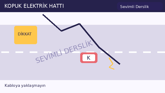 Elektrik hattı sorusunun görseli