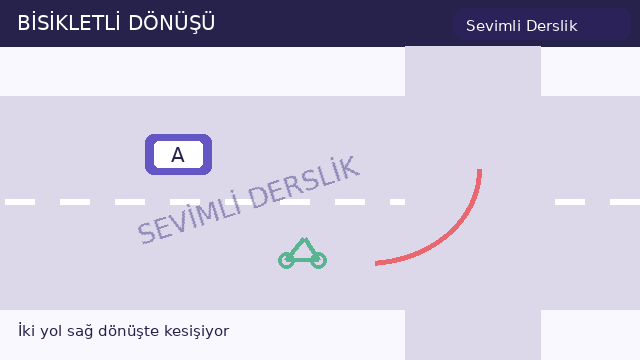Bisikletli dönüş hattı sorusunun görseli