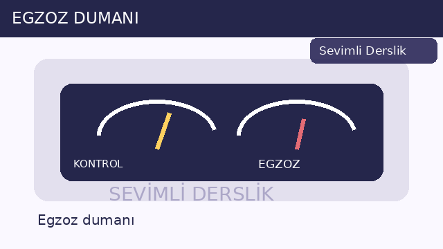 Egzoz dumanı sorusunun görseli