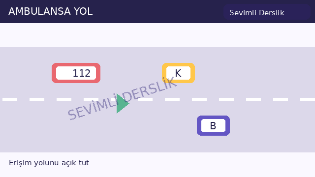 Acil ekip için yol sorusunun görseli