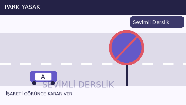 Park etmek yasaktır sorusunun görseli