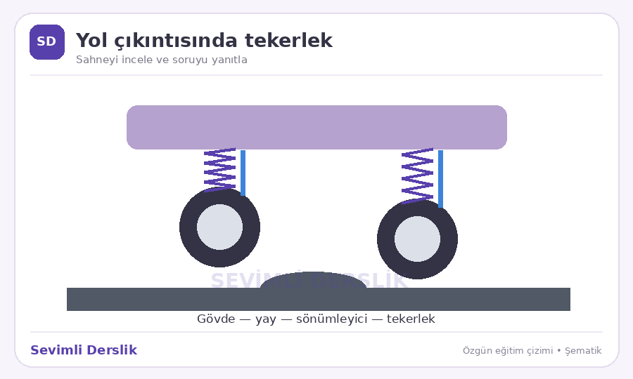 Süspansiyonun görevi sorusunun görseli