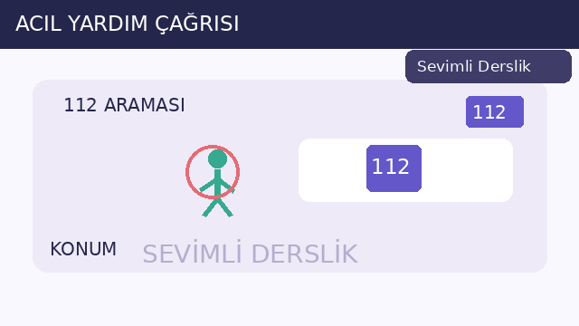 Acil yardım çağrısı sorusunun görseli