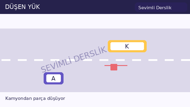 Yükten düşen parça sorusunun görseli