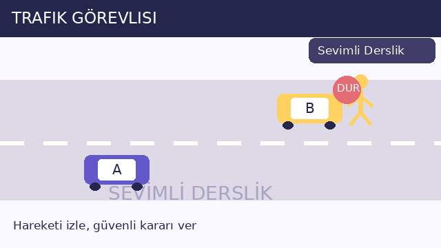 Trafik görevlisi sorusunun görseli